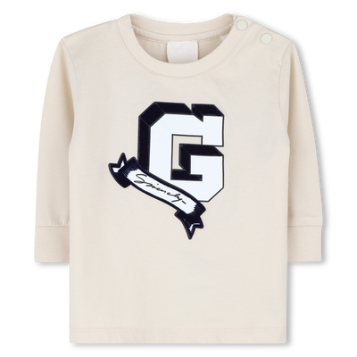 T-shirt avec fermeture pressionnée GIVENCHY GARCON