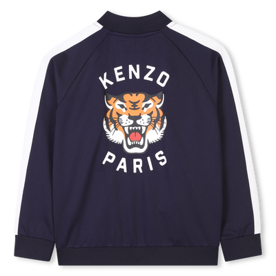 Sweat-shirt zippé Tigre KENZO KIDS UNISEXE