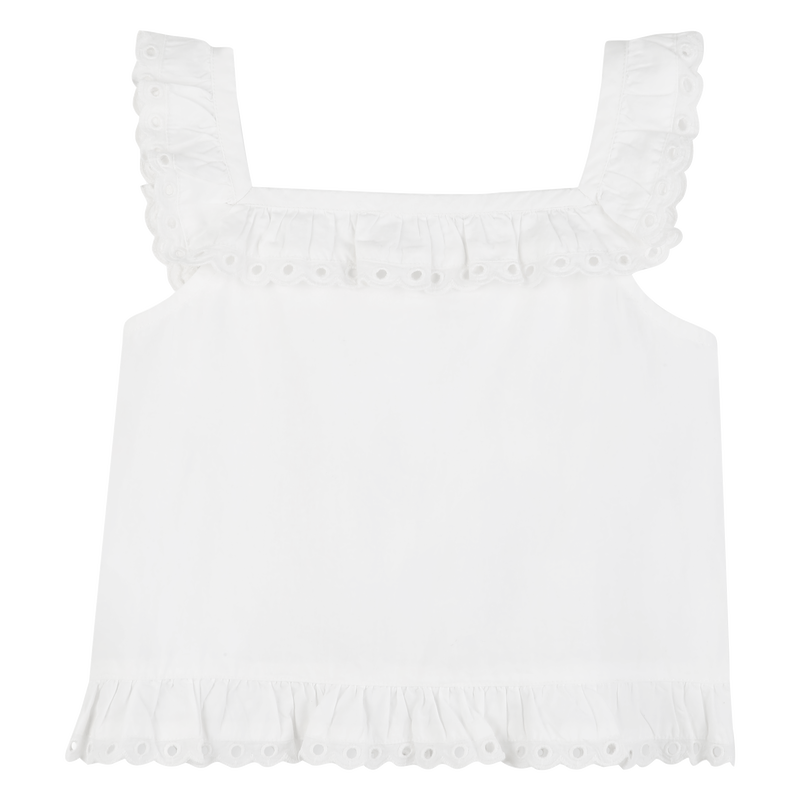 D&Eacute;BARDEUR &Agrave; BRETELLES VOLANTS MICHAEL KORS 
                        FILLE