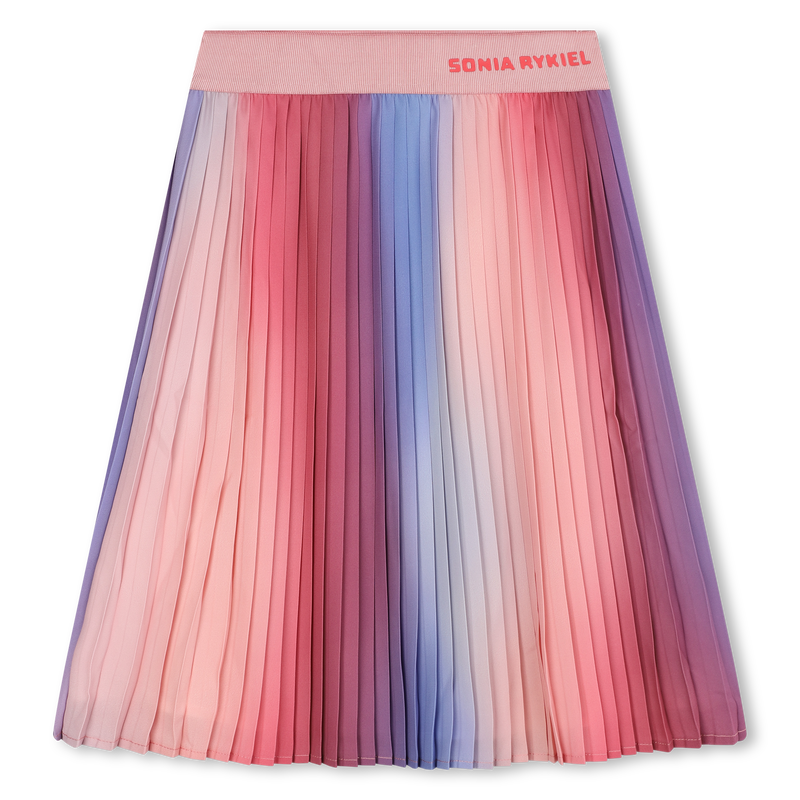 Jupe plissée et imprimée SONIA RYKIEL 
                    FILLE