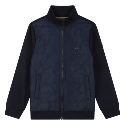 Cardigan bimati&egrave;re zipp&eacute; BOSS GARCON