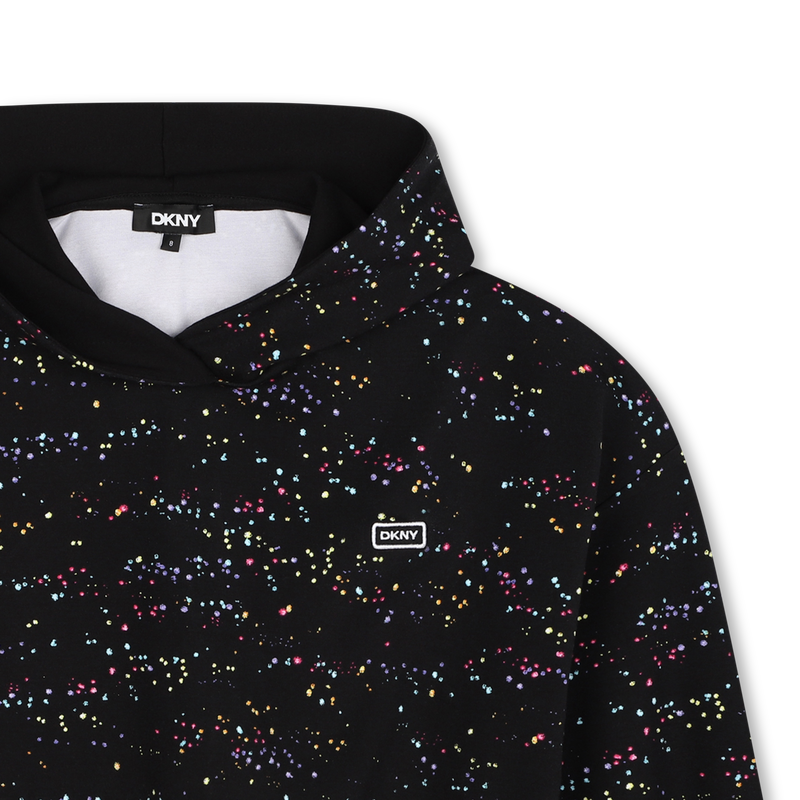 Sweat-shirt à capuche DKNY 
                    FILLE