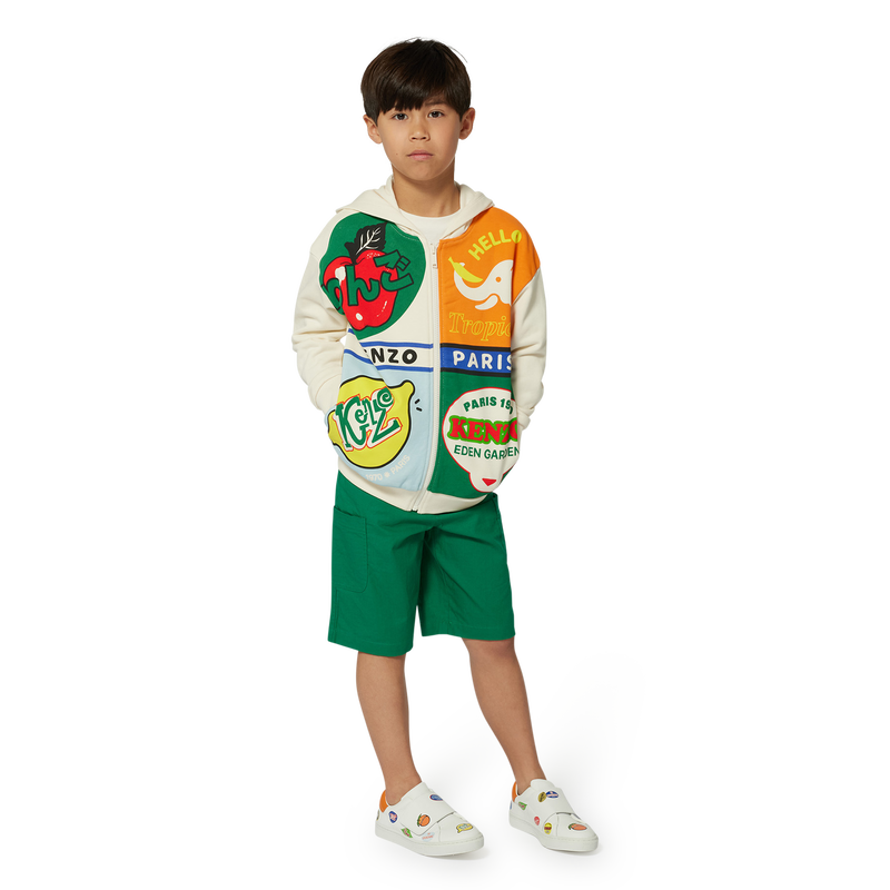 Bermuda cargo en coton KENZO KIDS 
                        GARCON