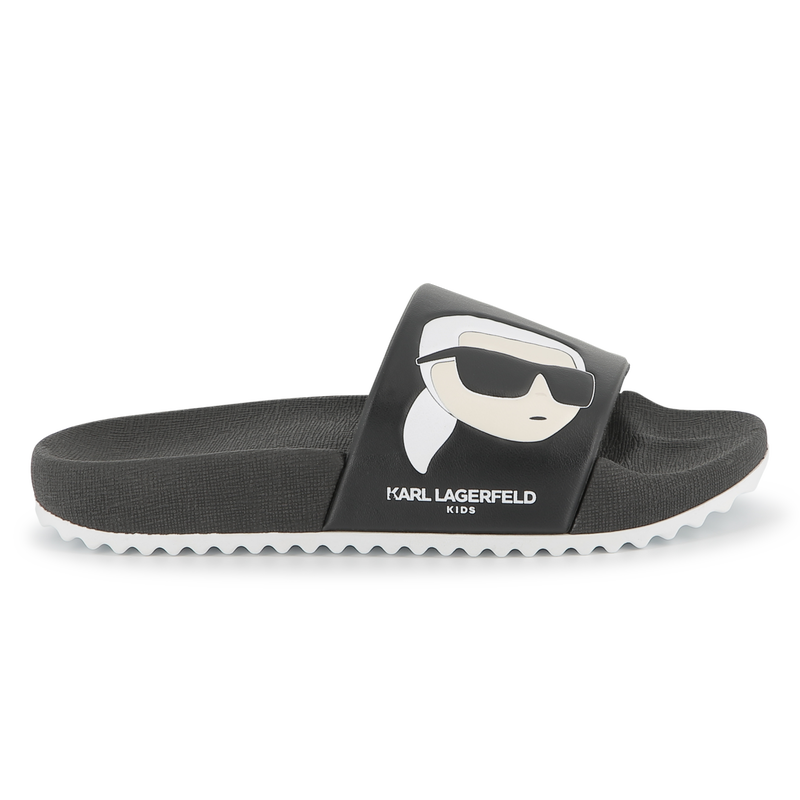 Claquettes à motif KARL LAGERFELD KIDS 
                    GARCON