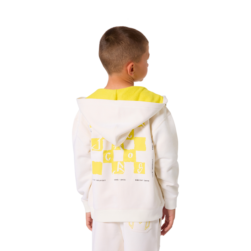 SWEAT ZIPP&Eacute; &Agrave; CAPUCHE MARC JACOBS 
                        GARCON