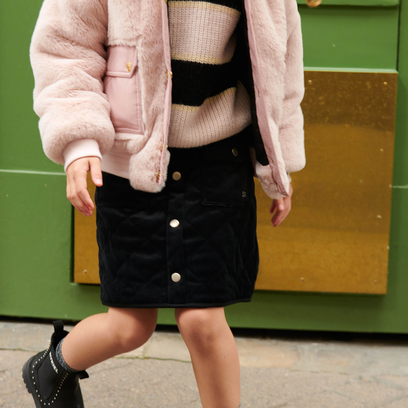 Blouson en polaire duveteuse SONIA RYKIEL 
                    FILLE