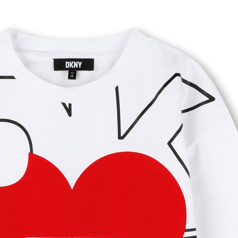 T-shirt à manches courtes DKNY 
                    FILLE