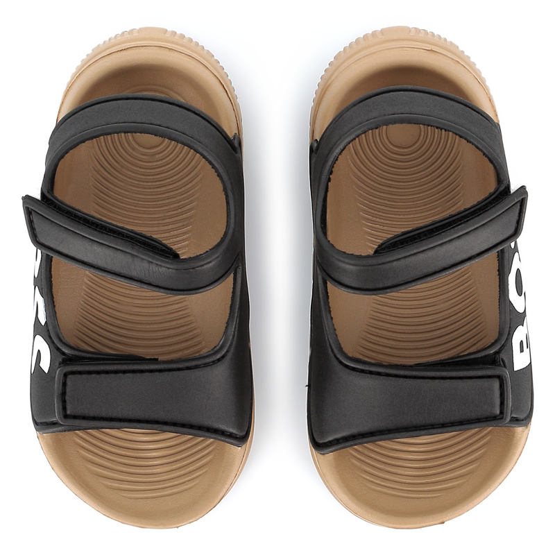 Sandales &agrave; fermeture par bandes auto agrippantes BOSS 
                        GARCON