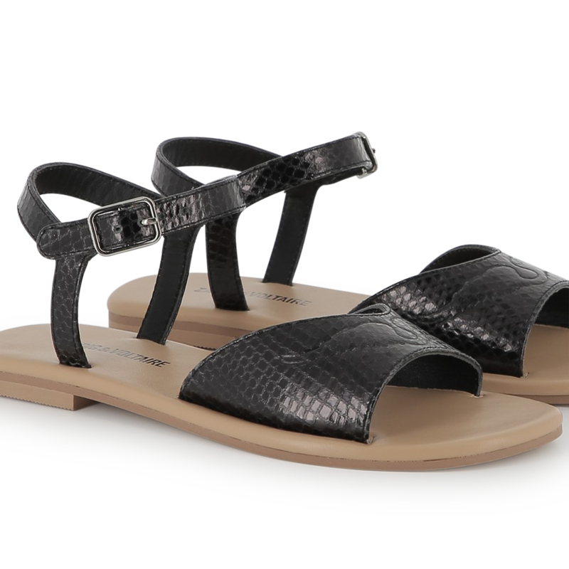 Sandales en cuir à boucle ZADIG & VOLTAIRE 
                    FILLE