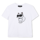 Tee-shirt manches courtes KARL LAGERFELD KIDS 
                    FILLE