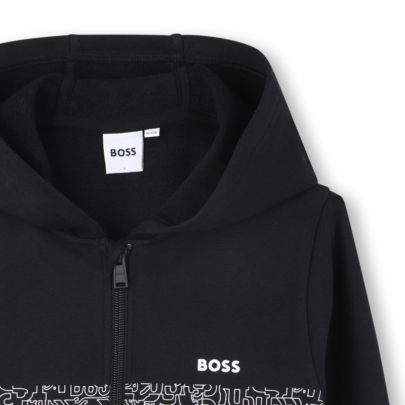 Cardigan &agrave; capuche BOSS 
                        GARCON