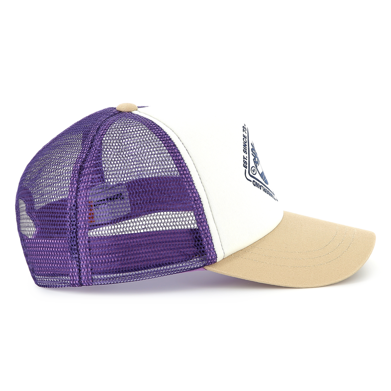 Casquette tricolore bimatière TIMBERLAND 
                    GARCON