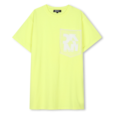 Robe T-shirt &agrave; manches courtes DKNY FILLE