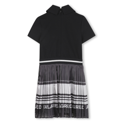 Robe à manches courtes KARL LAGERFELD KIDS FILLE