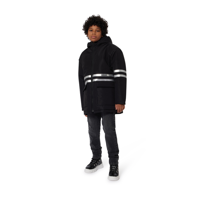 Parka déperlante à capuche DKNY 
                    UNISEXE