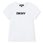 T-shirt &agrave; manches courtes DKNY 
                    FILLE