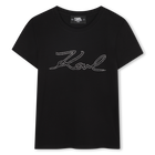 T-shirt &agrave; manches courtes KARL LAGERFELD KIDS 
                    FILLE