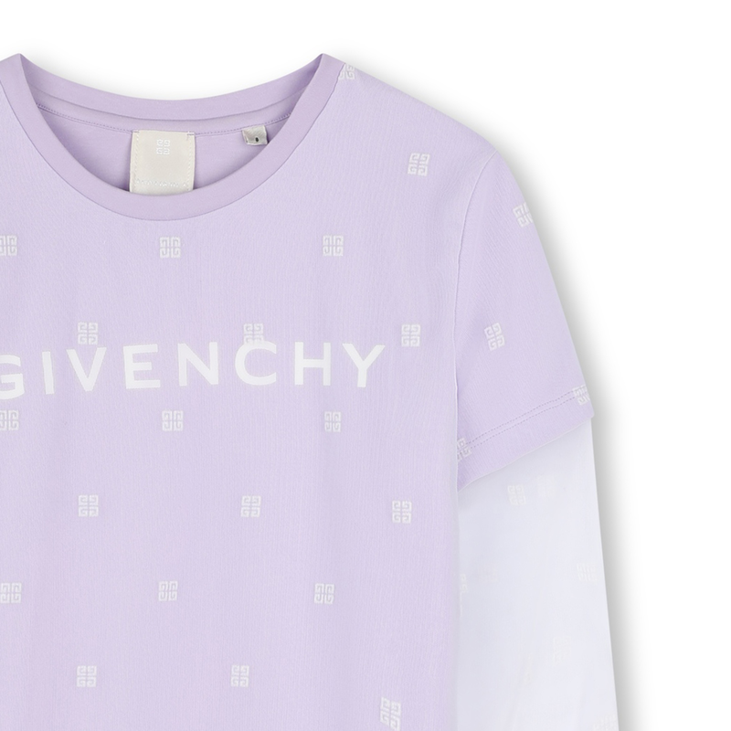 Robe droite avec dessus tulle GIVENCHY 
                    FILLE