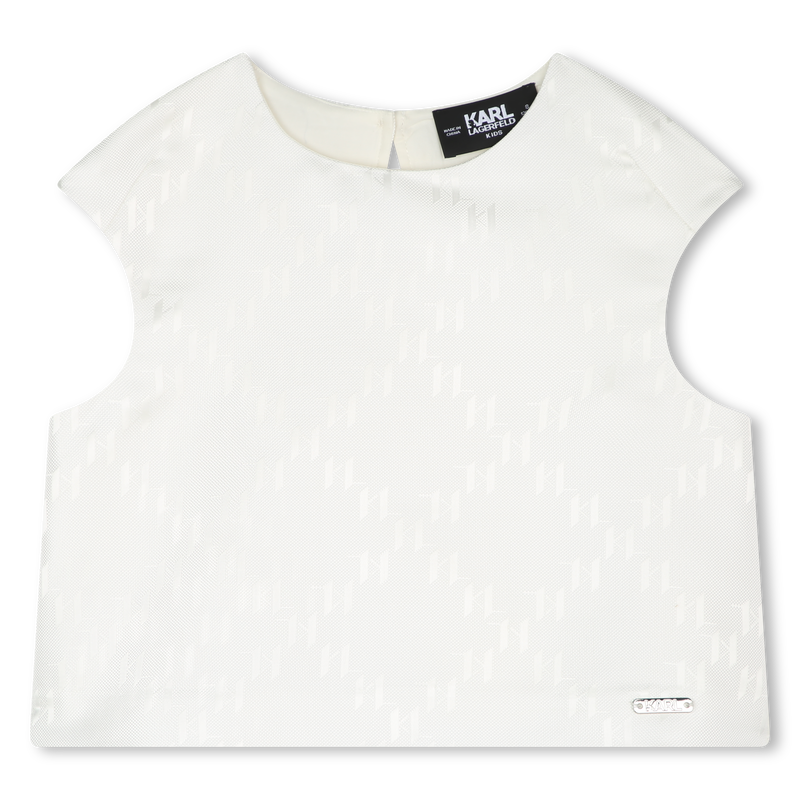 Top de cérémonie imprimé KARL LAGERFELD KIDS 
                    FILLE
