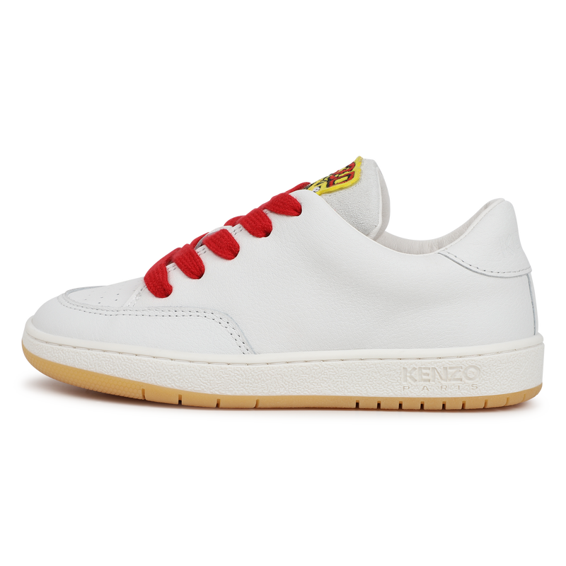 Baskets en cuir avec lacets KENZO KIDS 
                    UNISEXE