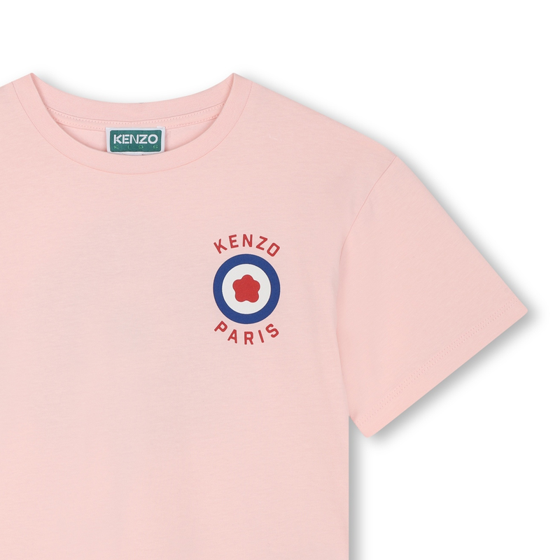 T-shirt manches courtes coton KENZO KIDS 
                    FILLE
