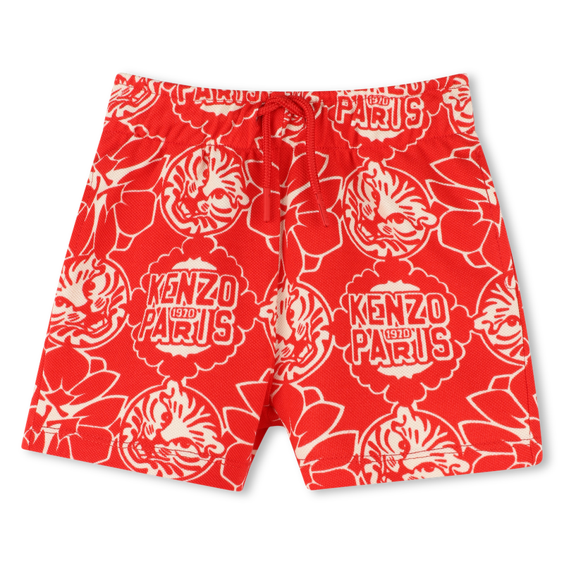 Bermuda en coton imprimé KENZO KIDS 
                    GARCON