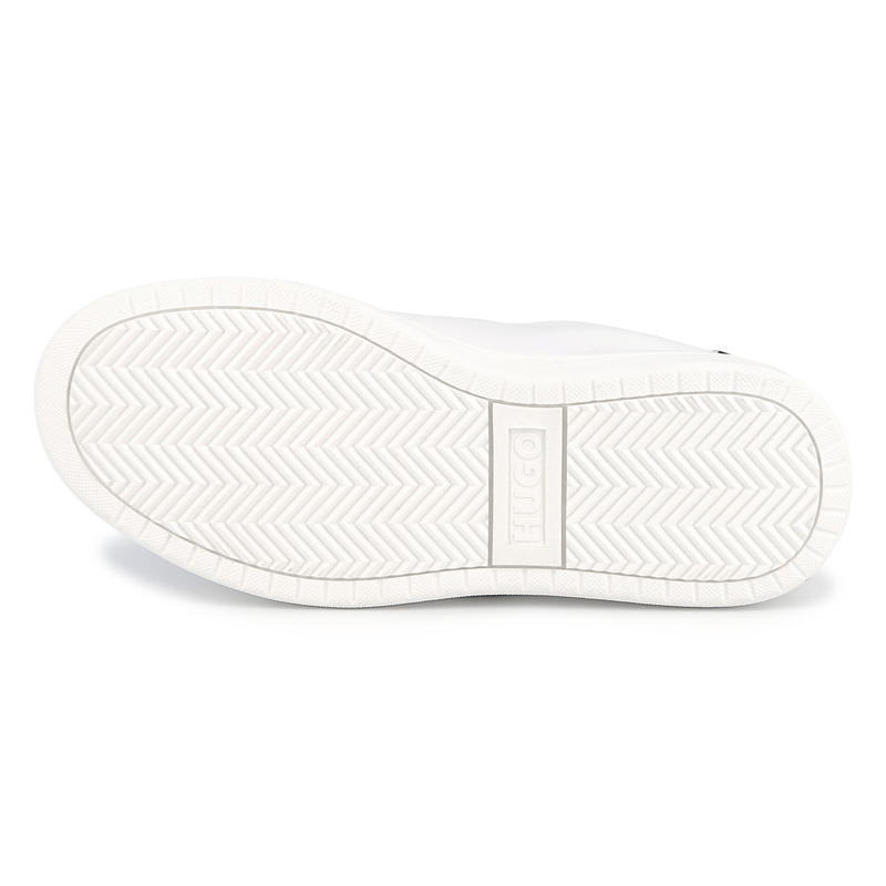 Baskets lac&eacute;es en cuir Hugo 
                        GARCON