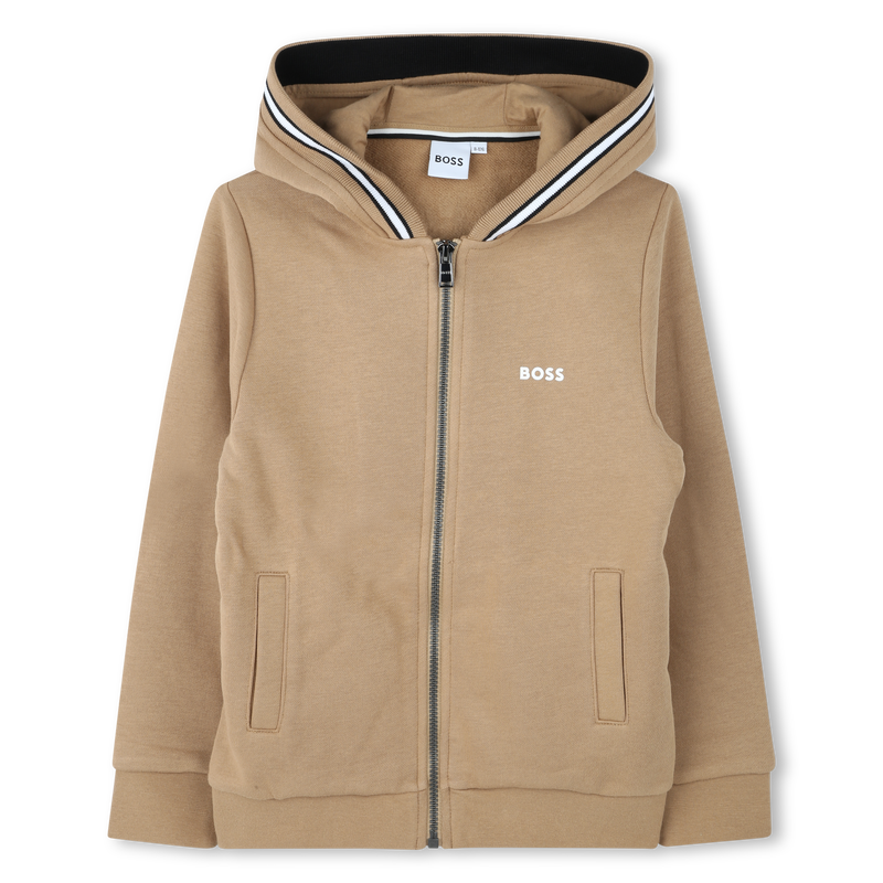 Cardigan zippé à capuche BOSS 
                    GARCON