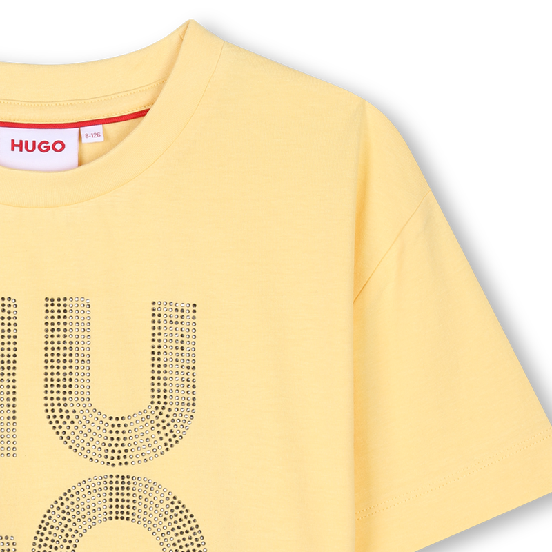 T-shirt &agrave; manches courtes Hugo 
                        FILLE