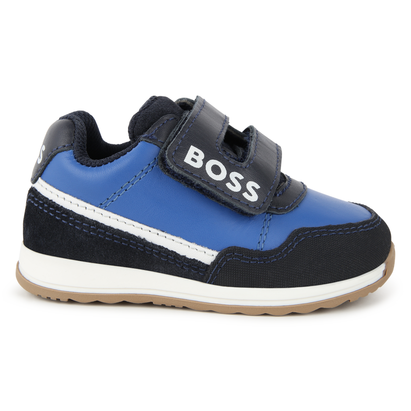 Baskets  en cuir de vachette BOSS 
                        GARCON