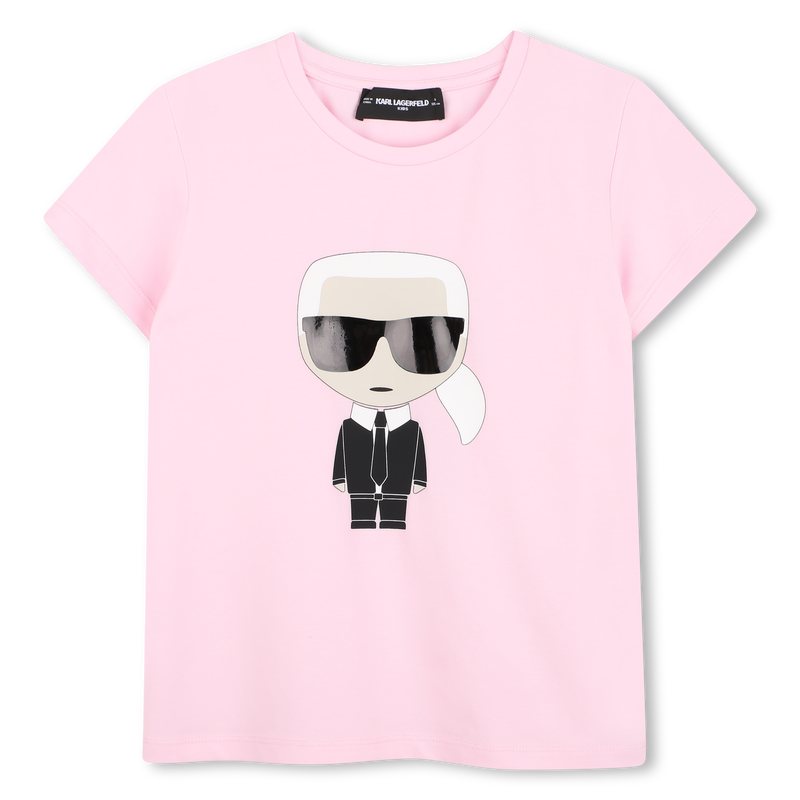 T-SHIRT ILLUSTRATION CHOUPETTE KARL LAGERFELD KIDS 
                        FILLE