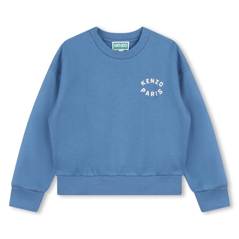 Sweat-shirt molletonné coton KENZO KIDS 
                    FILLE