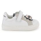 Baskets basses en cuir de vachette KARL LAGERFELD KIDS 
                    UNISEXE