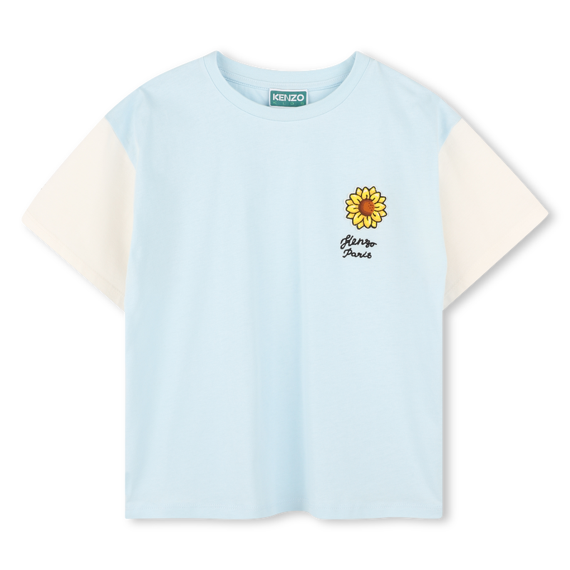 T-shirt à manches contrastées KENZO KIDS 
                    GARCON