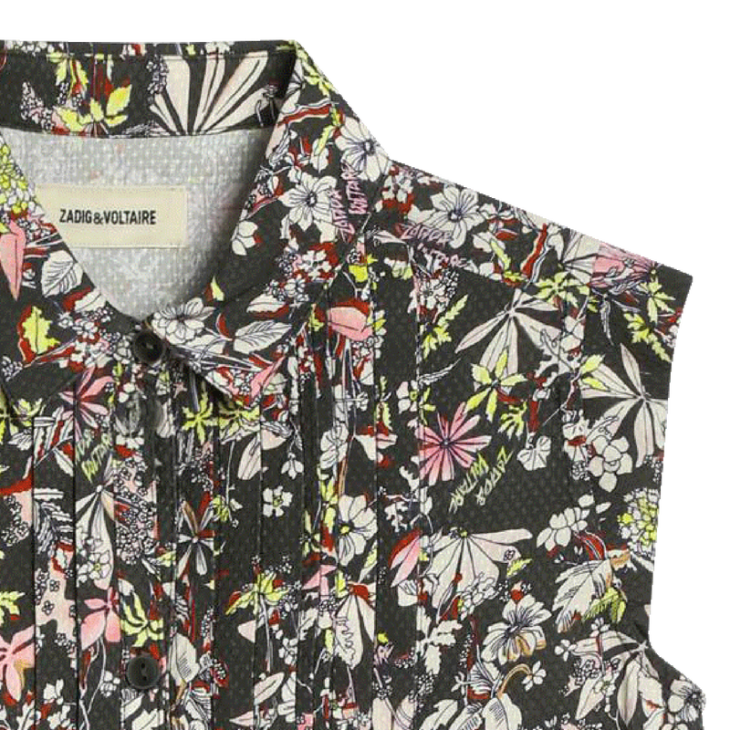 Robe imprimée avec plis ZADIG & VOLTAIRE 
                    FILLE