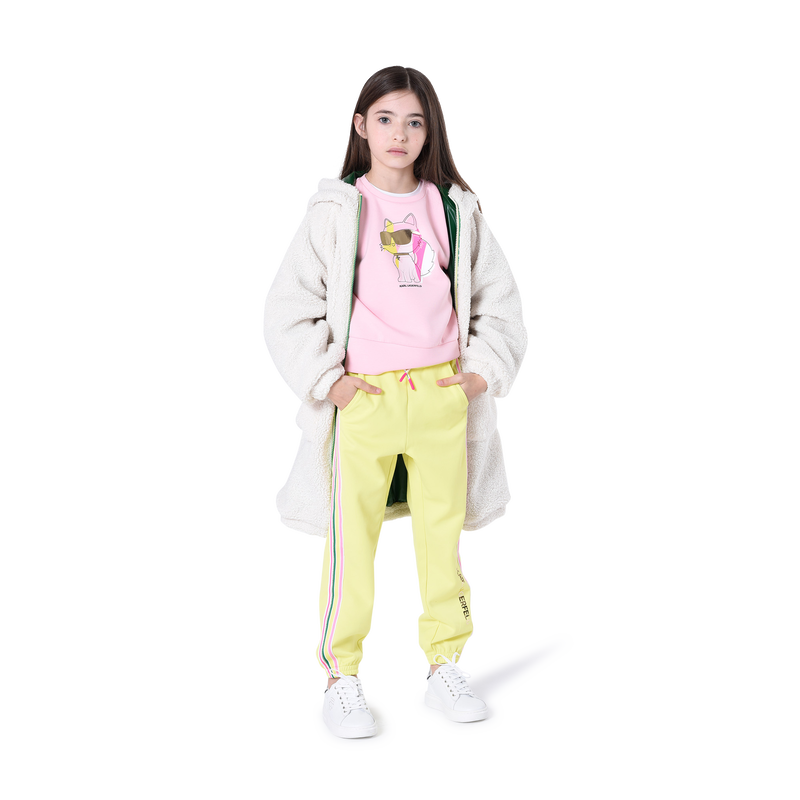 Jogging avec bandes rayées KARL LAGERFELD KIDS 
                    FILLE
