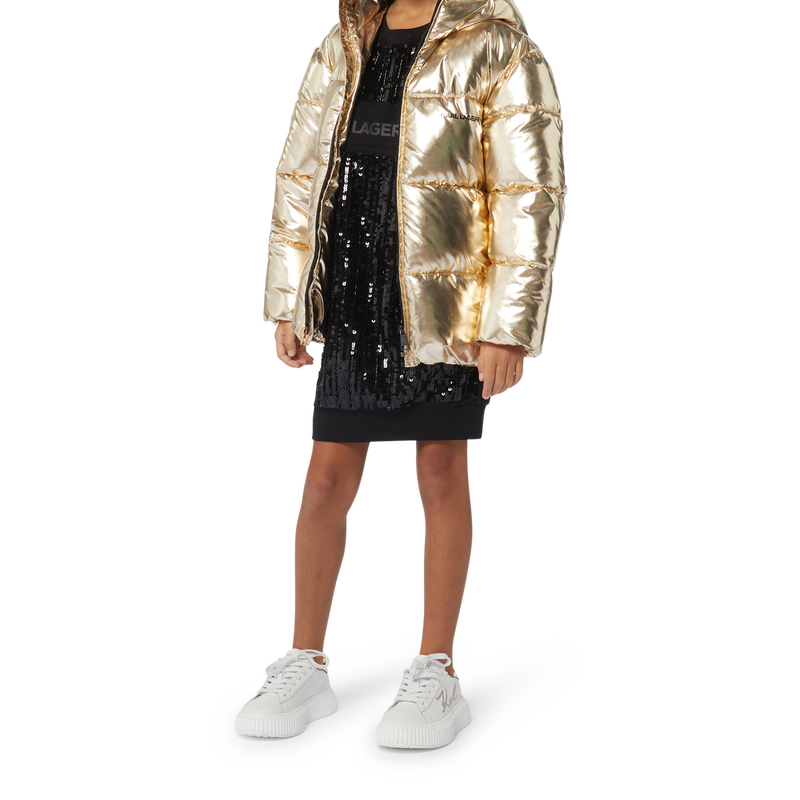Robe droite orn&eacute;e de sequins KARL LAGERFELD KIDS 
                        FILLE