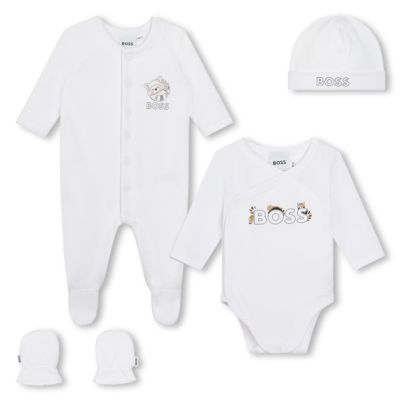 Ensemble naissance 4 pièces BOSS 
                    UNISEXE