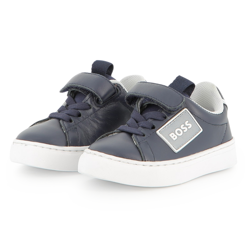 Baskets en cuir de vachette BOSS 
                        GARCON