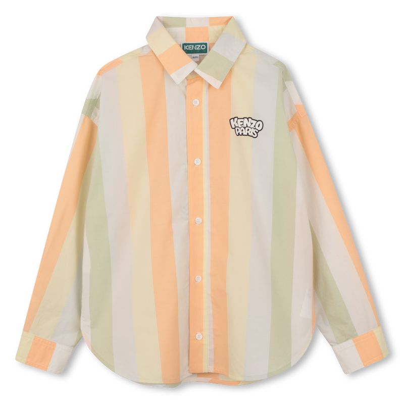 Chemise ray&eacute;e manches longues KENZO KIDS 
                        GARCON