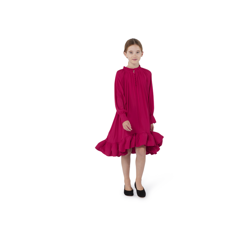 Robe de cérémonie avec volant LANVIN 
                    FILLE