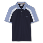 Polo manches courtes, BLEU CARGO, hi-res