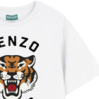 T-shirt en coton avec imprim&eacute; KENZO KIDS 
                    GARCON