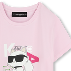 T-shirt avec imprim&eacute; KARL LAGERFELD KIDS 
                    FILLE
