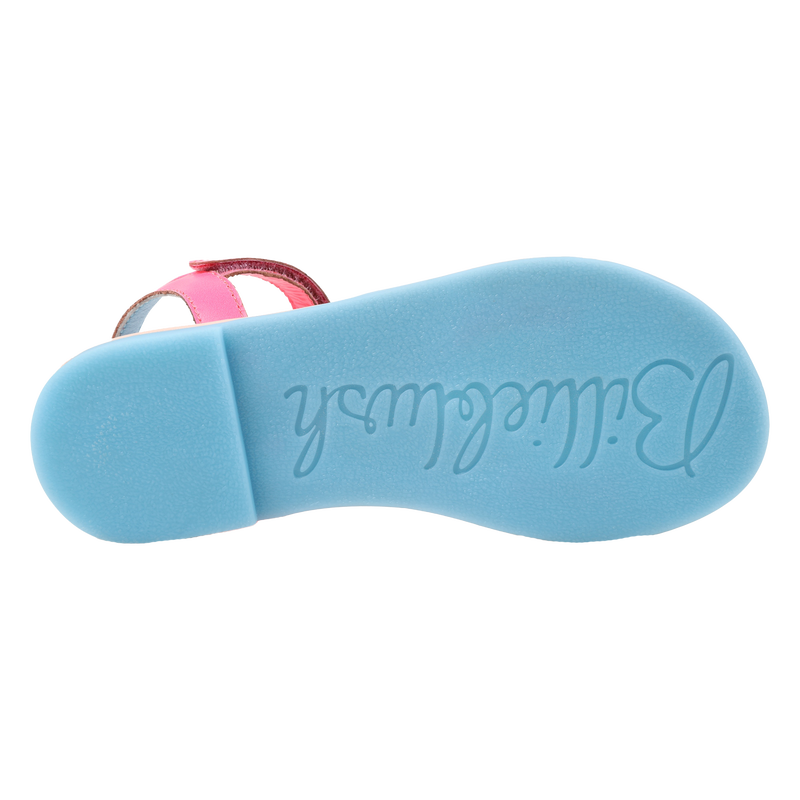 Sandales en cuir de vachette BILLIEBLUSH 
                    FILLE