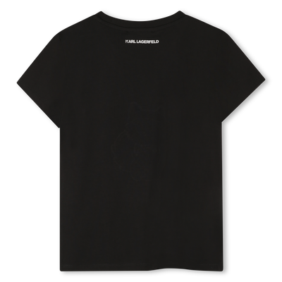 T-shirt à manches courtes KARL LAGERFELD KIDS FILLE