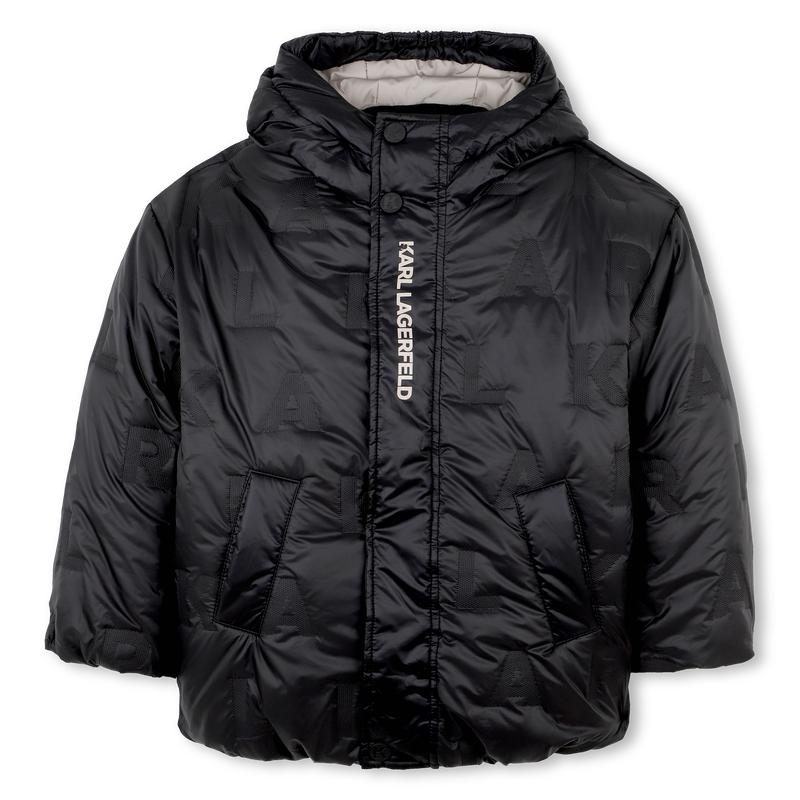 Doudoune à capuche en polyester KARL LAGERFELD KIDS 
                    GARCON