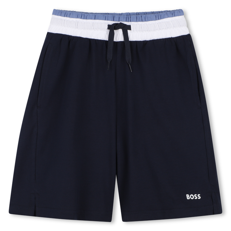 ENSEMBLE T-SHIRT + BERMUDA BOSS 
                        GARCON