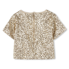 Blouse de c&eacute;r&eacute;monie orn&eacute;e de sequins MICHAEL KORS 
                    FILLE