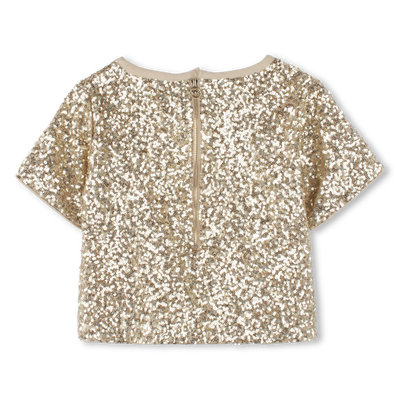 Blouse de c&eacute;r&eacute;monie orn&eacute;e de sequins MICHAEL KORS FILLE